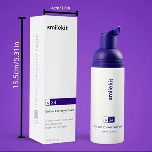 Purple Toothpaste for Teeth Whitening V34 Color Corrector Foam Teeth Cleaning US